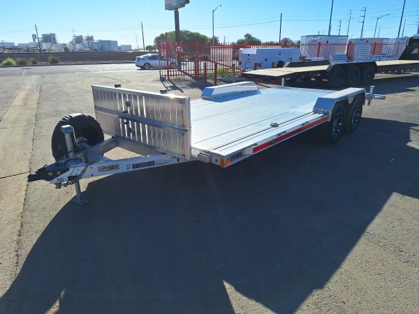 18x83 All Aluminum, 7K GVWR, Tandem Axle Car Hauler