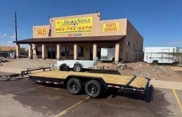 20x83 Tandem Axle, 7K GVWR, Carhauler, Slide in Ramps