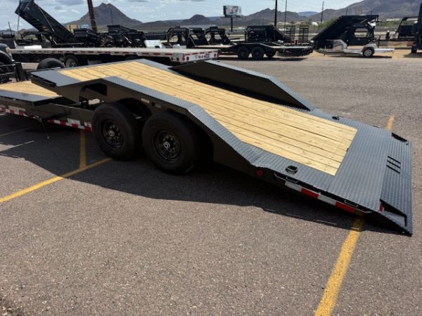 24x102 Ironbull Tandem Axle, 14K GVWR, Low-Pro Gravity Tilt W/ Drive Over Fenders