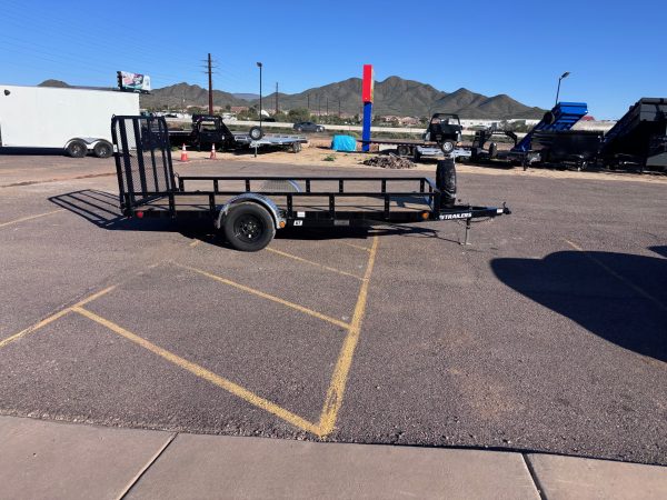 14x77 Single Axle, 3K GVWR, Channel Utility
