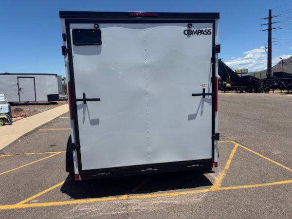12x7 Indigo DLX, 7K GVWR, Ramp Door, Black Trim