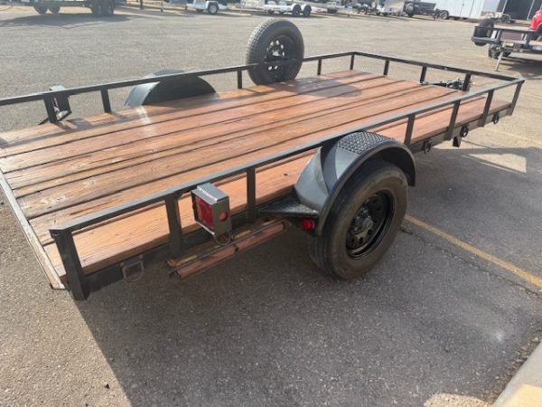 12x6 SIngle Axle, 3K GVWR, Utility