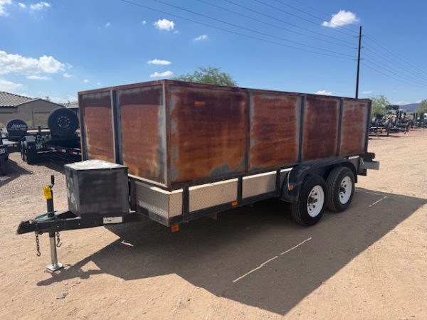 14x72 Tandem Axle, Solid Sides, 7K GVWR, Utility