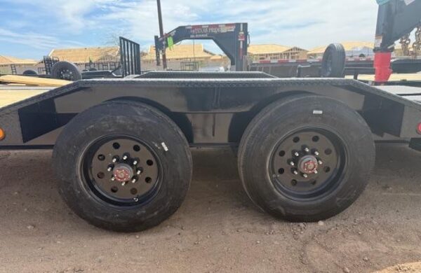 20x102" Tandem Axle, Super-Wide, 22K GVWR, Hyd. Jacks