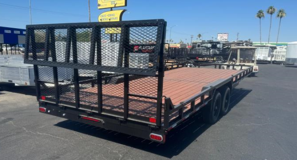 24x102 Tandem Axle, Drive Over Fenders,10K GVWR, Ramp Gate