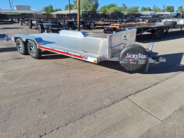18x83 All Aluminum, 7K GVWR, Tandem Axle Car Hauler