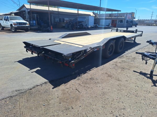 24x102x10" Pro Beam Tandem Axle, Super-Wide Equipment, 22K GVWR