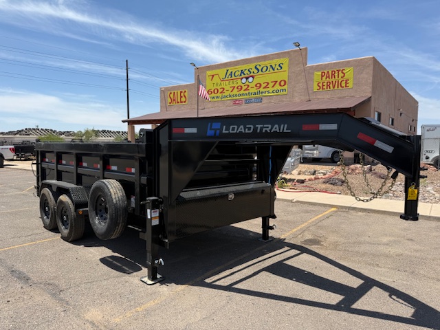 14x83 Gooseneck, Tandem Axle, 14K GVWR, Low-Pro Dump, 36" Sides - Image 6