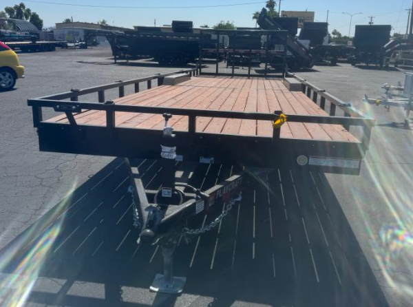 24x102 Tandem Axle, Drive Over Fenders,10K GVWR, Ramp Gate
