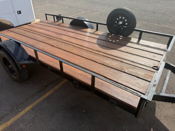 12x6 SIngle Axle, 3K GVWR, Utility
