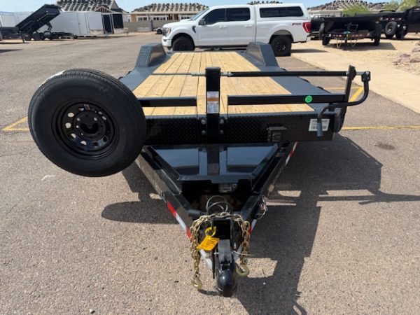 24x102 Ironbull Tandem Axle, 14K GVWR, Low-Pro Gravity Tilt W/ Drive Over Fenders
