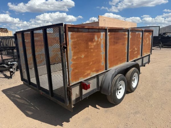 14x72 Tandem Axle, Solid Sides, 7K GVWR, Utility