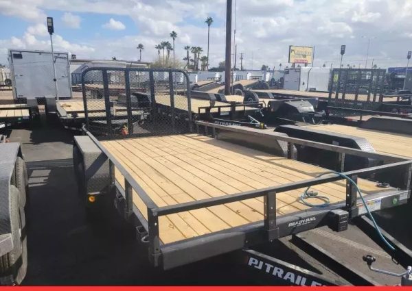 12x77 Tandem Axle, 7K GVWR, Channel Utility