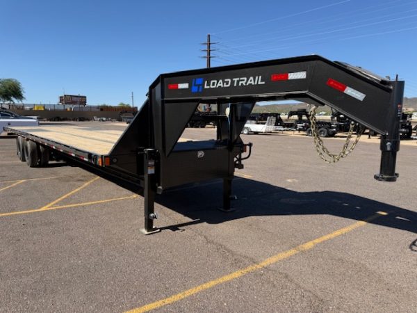 36x102 Gooseneck, Tandem Duals, 25K GVWR, Full Tilt