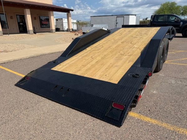 24x102 Ironbull Tandem Axle, 14K GVWR, Low-Pro Gravity Tilt W/ Drive Over Fenders