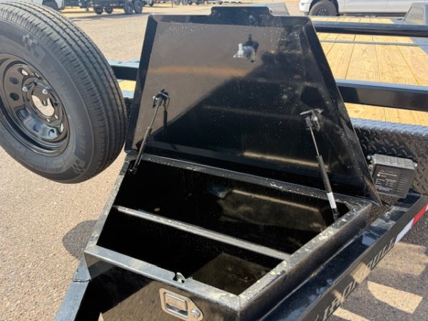 24x102 Ironbull Tandem Axle, 14K GVWR, Low-Pro Gravity Tilt W/ Drive Over Fenders