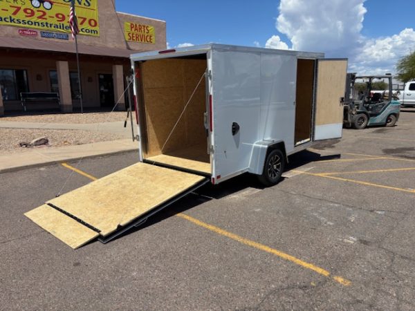 12x6 Jasper SE 3K GVWR, Ramp Door