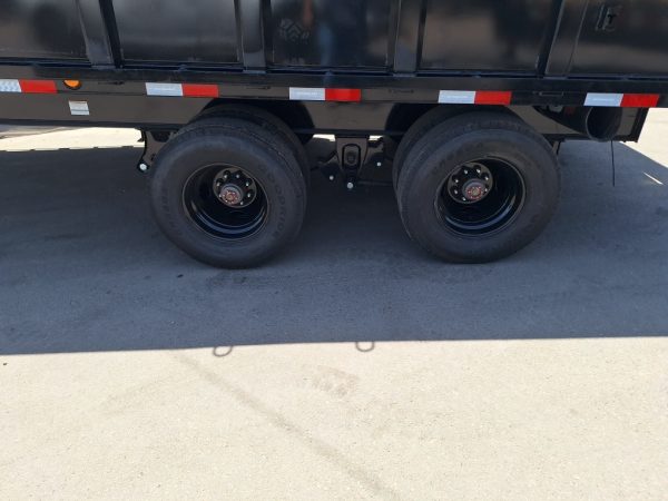 20x102 Tandem Axle, 25K GVWR, Gooseneck Dump w/Duals, 48" Sides
