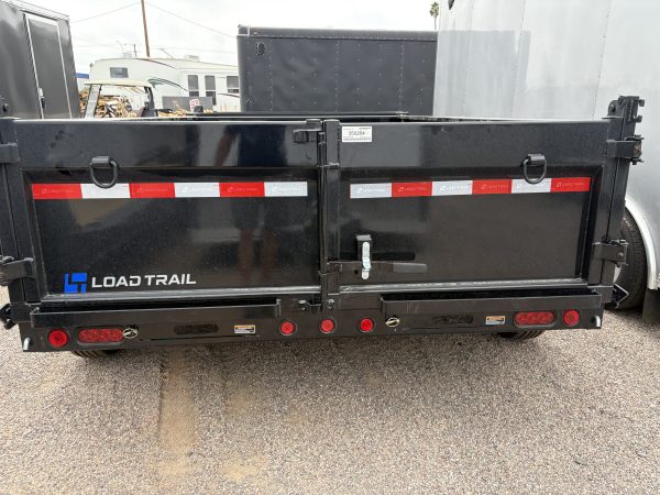12x83 Tandem Axle 14K GVWR Low-Pro Dump, 24" Sides