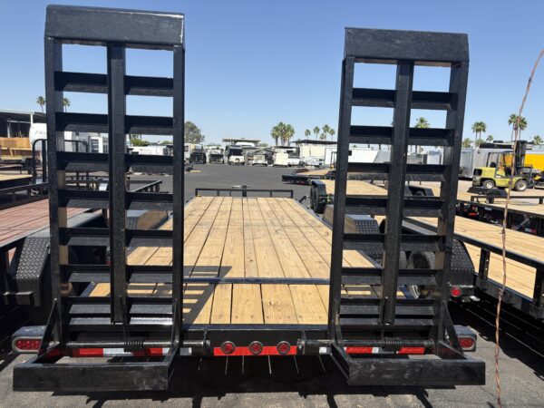 22x83 Tandem Axle, 14K GVWR, Carhauler,  Fold Up Ramps