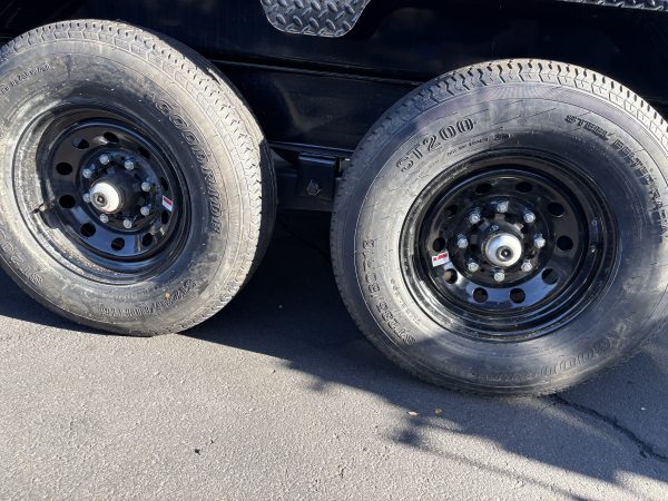 14x83 Tandem Axle 14K GVWR Low-Pro Dump, Telescopic Cylinder, 24" Sides