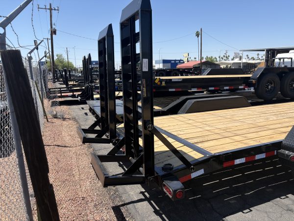 22x83 Tandem Axle, 14K GVWR, Carhauler,  Fold Up Ramps