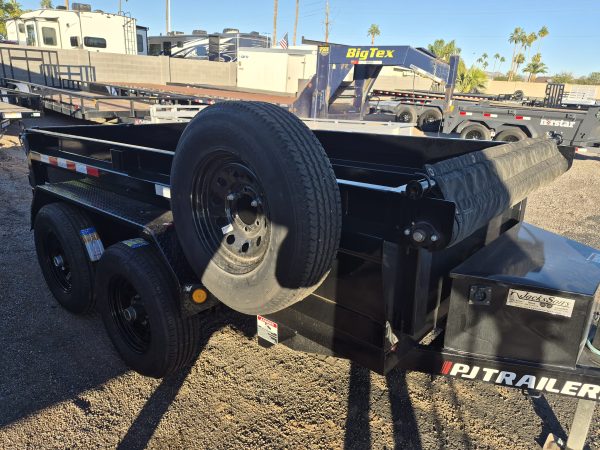10x60 Tandem Axle, 7K GVWR, Utility Dump, 18" Sides