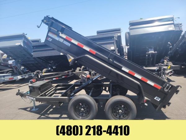 10x60 Tandem Axle, 7K GVWR, Utility Dump, 18" Sides
