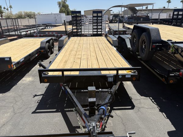 22x83 Tandem Axle, 14K GVWR, Carhauler,  Fold Up Ramps