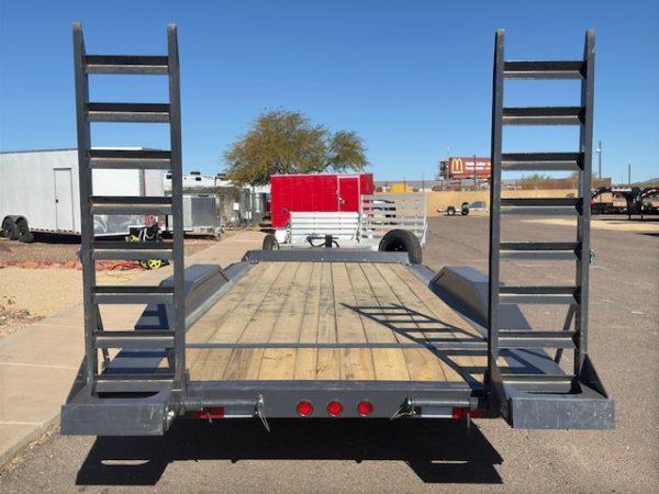 20x102 Ironbull Tandem Axle, Drive Over Fenders, Stand Up Ramps, 14K GVWR