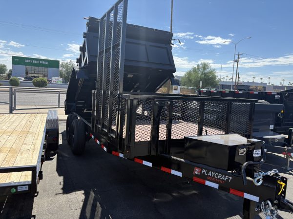 16x7 HD Tandem Dump Landscape Combo, 14K GVWR, 24" sides