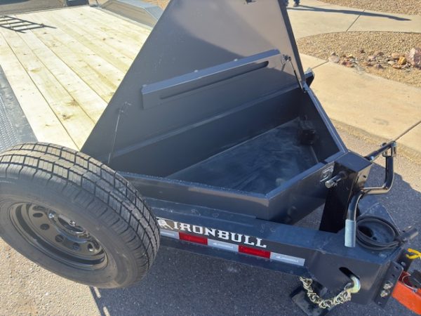 20x102 Ironbull Tandem Axle, Drive Over Fenders, Stand Up Ramps, 14K GVWR