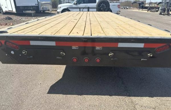 20x102 Tandem Axle, 14K GVWR, Deck Over, Slide in Ramps