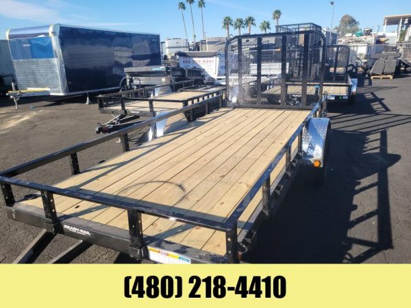 14x77 Single Axle, 3K GVWR, Channel Utility