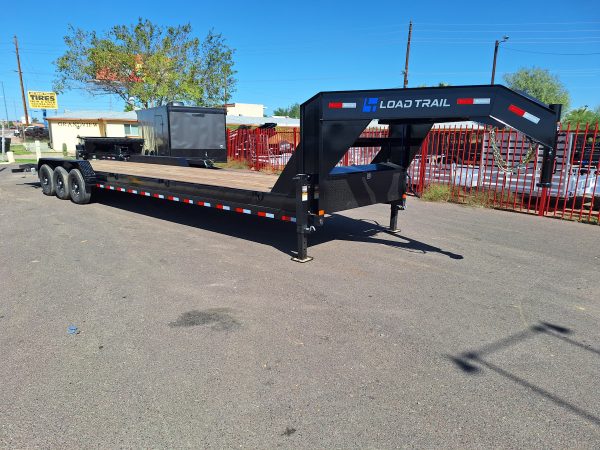 36x83 Gooseneck Triple Axle, 21K GVWR, Carhauler, Slide In Ramps