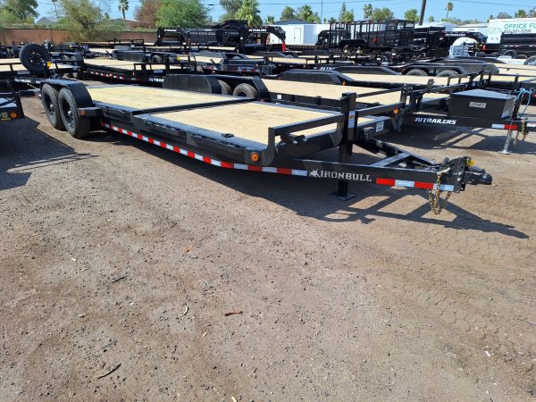 24x83 Ironbull Tandem Axle, 14K GVWR,  Low-Pro Gravity Tilt