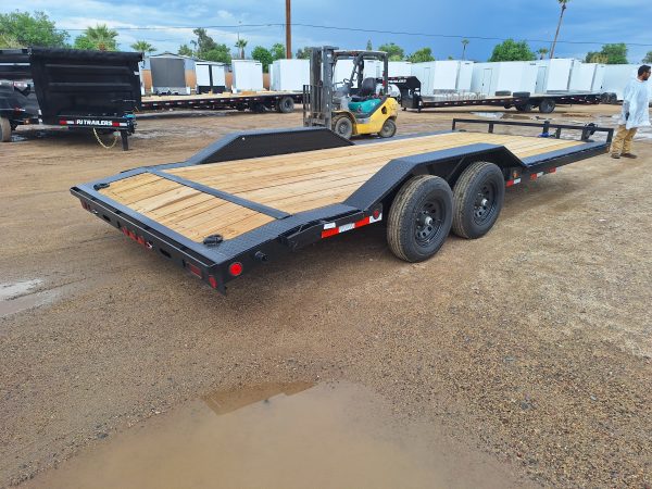 20x102 Tandem Axle, 10K GVWR, Car Hauler, Slide In Ramps
