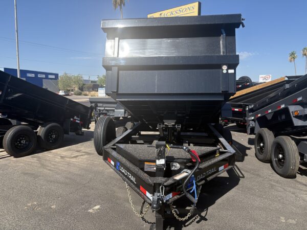 12x83 Tandem Axle 14K GVWR Low-Pro Dump, 24" Sides