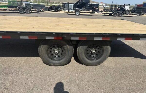 20x102 Tandem Axle, 14K GVWR, Deck Over, Slide in Ramps