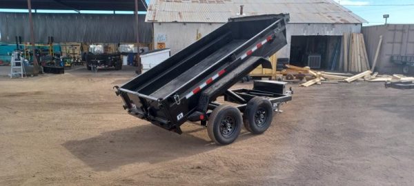 10x60 Tandem Axle, 7K GVWR, Utility Dump, 18" Sides