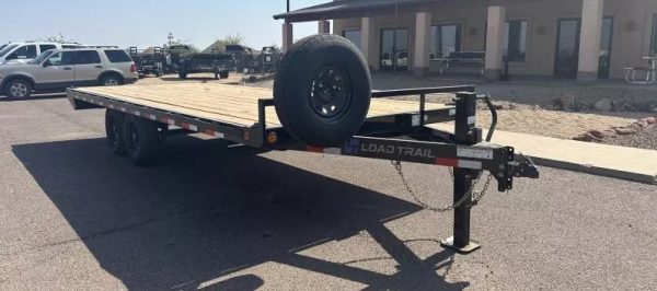 20x102 Tandem Axle, 14K GVWR, Deck Over, Slide in Ramps