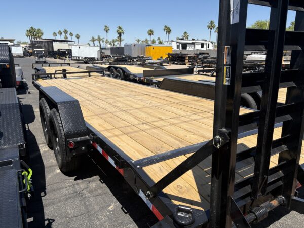 22x83 Tandem Axle, 14K GVWR, Carhauler,  Fold Up Ramps