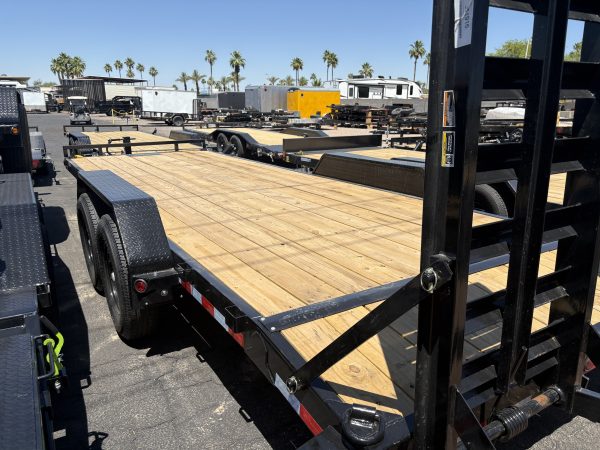 22x83 Tandem Axle, 14K GVWR, Carhauler,  Fold Up Ramps