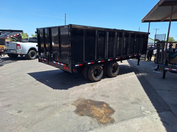 20x102 Tandem Axle, 25,900K GVWR, Goosneck Dump w/Duals, 48" Sides
