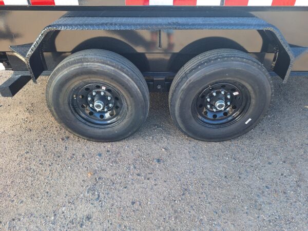 16x83 Tandem Axle, 14K GVWR, Low Pro Dump, 24" Sides, 14ply tires