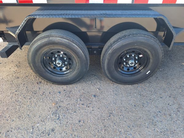 16x83 Tandem Axle, 14K GVWR, Low Pro Dump, 24" Sides, 14ply tires