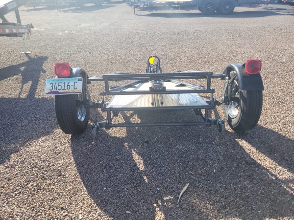 Single Ride-Up SRL Stand-Up Motorcycle Trailer