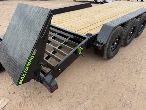 22x83 Triple Axle, 21K GVWR, Car Hauler, Max Ramps