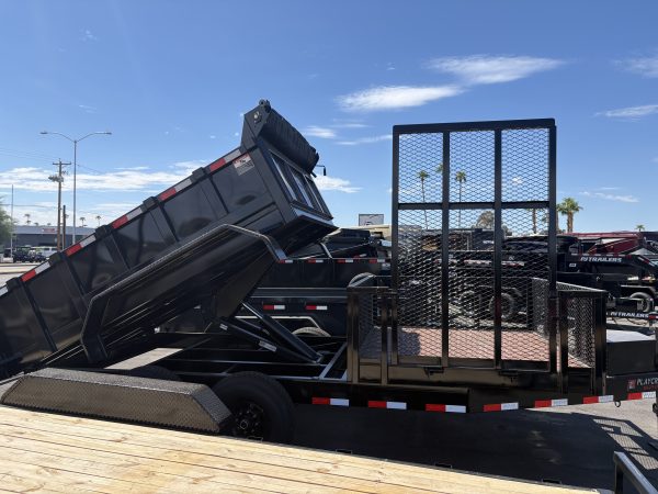 16x7 HD Tandem Dump Landscape Combo, 14K GVWR, 24" sides