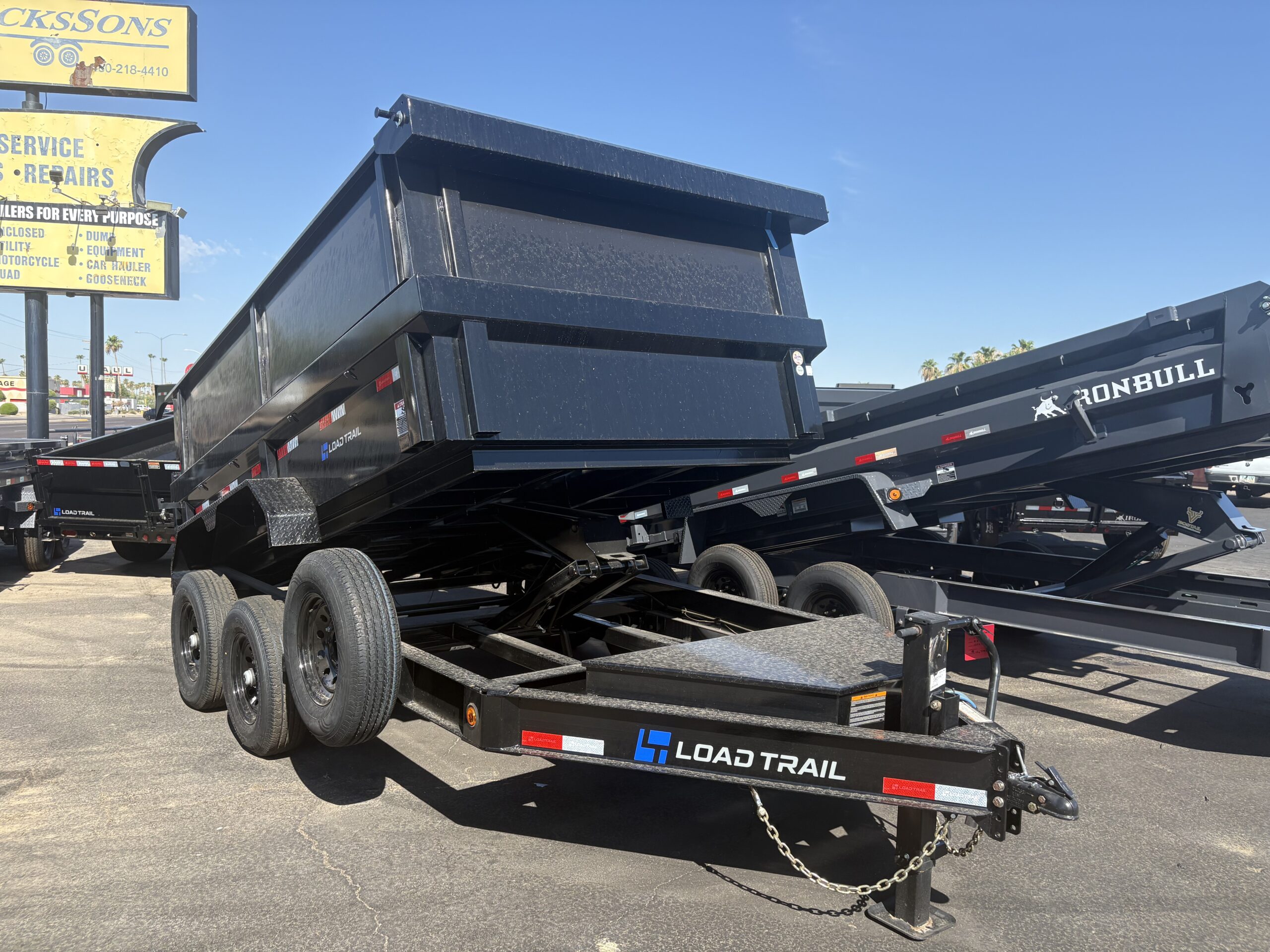 12x83 Tandem Axle 14K GVWR Low-Pro Dump, 24" Sides - Image 2